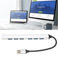 thumbnail image 4 of USB3.0 Hub, Heat Dissipation 7 In 1 USB3.0 Hub Silver Sturdy  For Desktop, 4 of 8