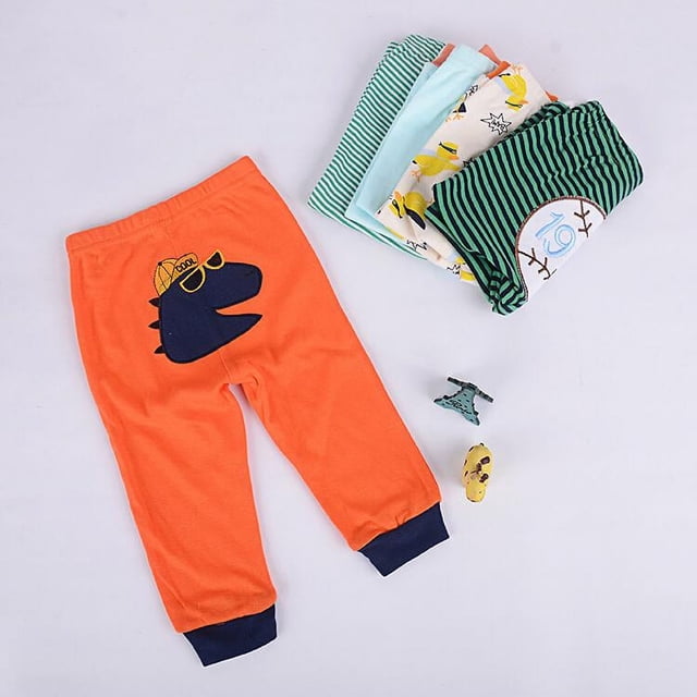 5-PACK Baby Toddler Boys Girls colorful Fleece Pants Jogger Spring Winter Autumn