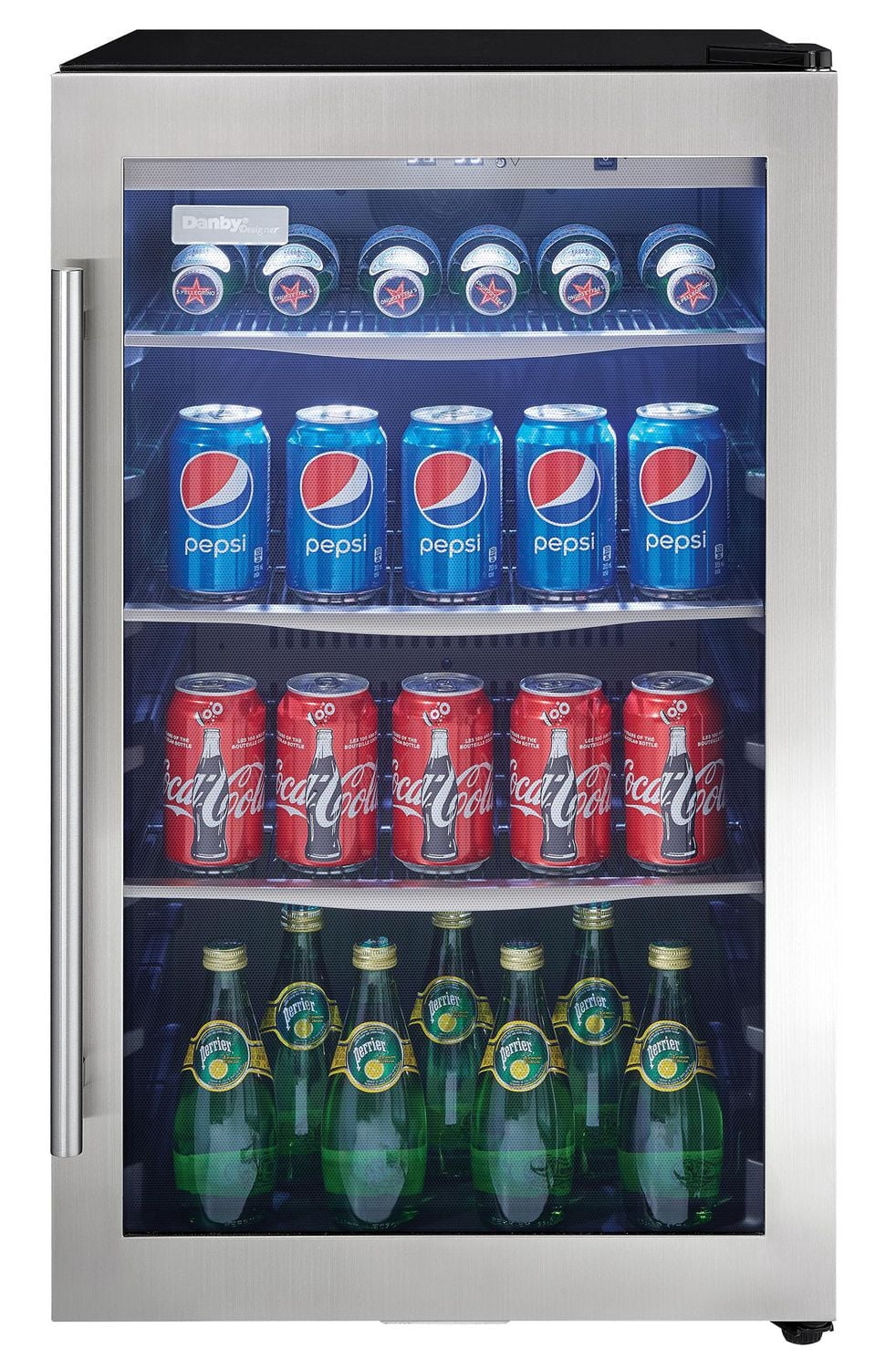 Danby DBC434A1BSSDD Centre de boissons autoportant de 4,3 pi3 en Acier Inoxydable