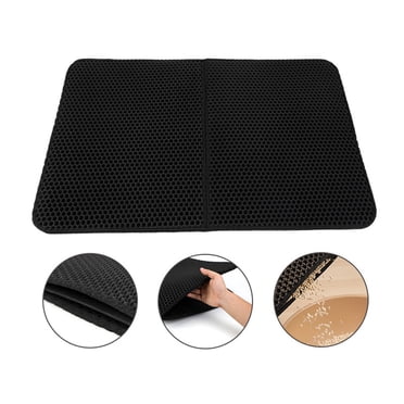Tapis pour Bac à Litière,Tapis pour Litière pour Chat Double Tapis pour Litière pour Chat Tapis pour Litière pour Chaton Optimisé pour l'Excellence