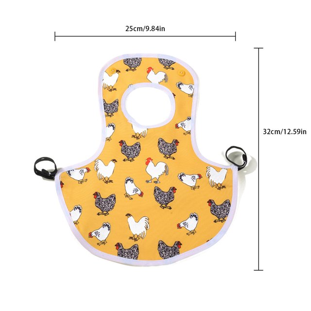 Tablier de Poule Housse de Protection avec Aile Élastique