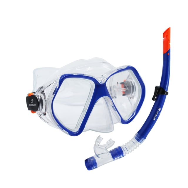 SCAUP Bavaro Ensemble Récréatif de Plongée en Apnée - Masque de Plongée et Trousse de Plongée à Sec, pour Adultes