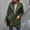 thumbnail image 1 of LSLJS Manteau en Peluche à Manches Longues pour Femmes, Mode Chaud, 1 of 6