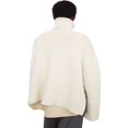 thumbnail image 3 of Femmes ‘ S Col Rond Pulls Casual Manches Longues Imprimé Rayé Bloc de Couleur/solide Côté Divisé Ample Coupe Tricotée Tops, 3 of 7