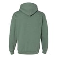 thumbnail image 2 of Gildan Mens Heavy Blend Hooded Sweatshirt, L, Heather Sport Dark Green, 2 of 2