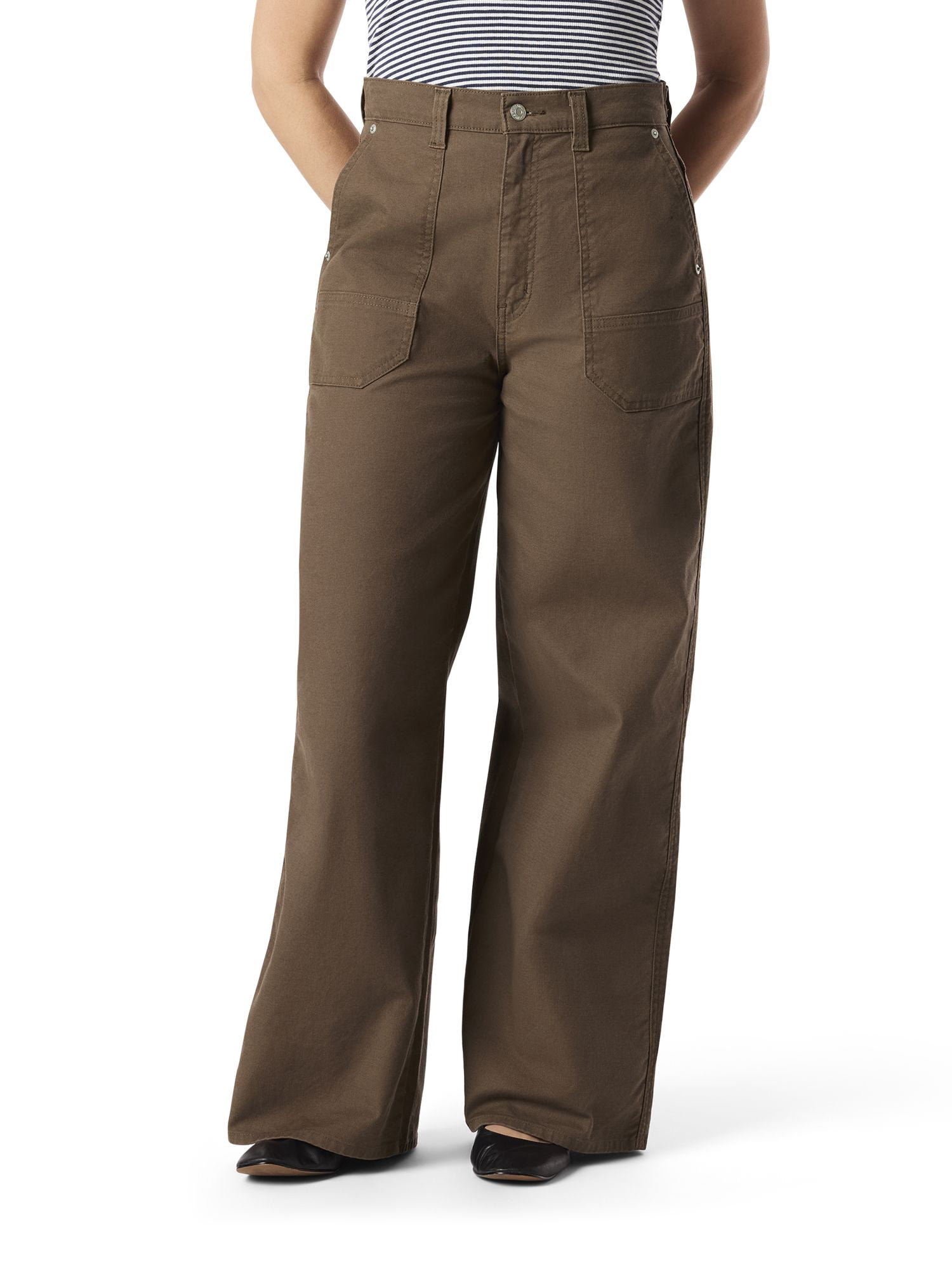 Levi Strauss Signature™ Cargo Ample Taille Cintrée Vintage pour Femme