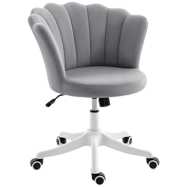 HOMCOM Office Chair, Swivel Desk Chair with Adjustable Height, Backrest
