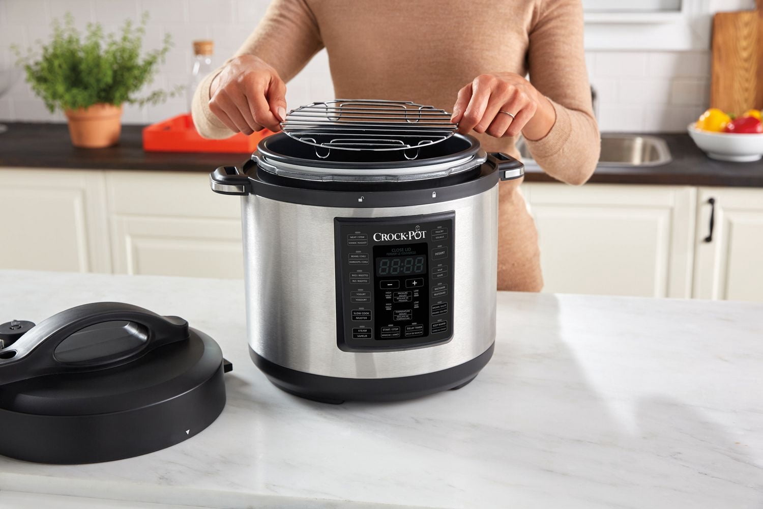 Crock-Pot® 6Qt Express Pot Pressure Cooker - Walmart.ca