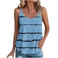 thumbnail image 1 of Plebaso Eyelet Tank Tops Womens Sleeveless Embroidery Tunic Print Summer Flowy Shirts for Beach Vacation, 1 of 6