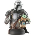thumbnail image 1 of Diamond Select - Star Wars The Mandalorian With Grogu 1/6 Scale Px Bust, 1 of 13