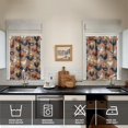 thumbnail image 2 of 3 Piece Chicken Kitchen Curtains and Valances Set for Windows Rooster Kitchen Window Curtains Over Sink Decor 27.5x36 in, 2 of 6
