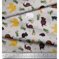 thumbnail image 3 of Soimoi Rayon Fabric Bird,Squirrel & Rabbit Animal Fabric Prints by Yard 56 Inch Wide, 3 of 3