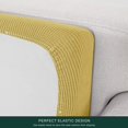thumbnail image 4 of CHUN YI 1 Piece Cushion Cover Spandex Stretch Textured Grid Box Cushion Seat Slipcover, 4 of 6