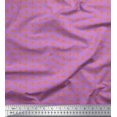 thumbnail image 1 of Soimoi Rayon Fabric French Horn Musical Instrument Decor Fabric Printed Yard 56 Inch Wide, 1 of 3