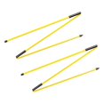thumbnail image 1 of S SÉRENABLE 2 Pièces Bâtons d'Alignement de Golf 48 Pouces pour Swing Pratique Swing de Golf Mettre Jaune, 1 of 9