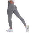 thumbnail image 1 of Kcodviy Yoga Sport Couleur Rehausse-Fesses Pantalon de Yoga en Coton pour Femmes Entraînement Physique Taille Haute Course Grossesse Pantalon de Yoga Pantalon de Yoga, 1 of 4