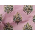 thumbnail image 4 of oneOone Cotton Poplin Fabric Leaves|Floral & Paisley Block Decor Fabric Printed BTY 42 Inch Wide, 4 of 4