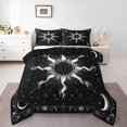 thumbnail image 2 of Erosebridal Star Moon Bedding Twin Comforter Set, Starry Sky Down Comforter, Planet Cosmic Decor, Reversible 2 Pieces, 2 of 8