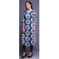 thumbnail image 2 of Bimba Kurti Imprimée à Manches 3/4 Tenue d'Été Kurta Tunique Droite pour Femmes, 2 of 6
