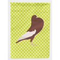 thumbnail image 1 of Carolines Treasures BB7780GF English Pouter Pigeon Green Flag Garden Size, 1 of 3
