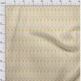 thumbnail image 3 of oneOone Cotton Silk Fabric Diamond Geometric Printed Fabric 1 Yard 42 Inch Wide, 3 of 4
