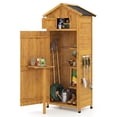 thumbnail image 1 of Costway Remise de Jardin Extérieure Verrouillable Armoire de Rangement Organisateur d'Outils avec Étagères, 1 of 10