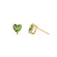 thumbnail image 2 of Boucles d'Oreilles Clous Pierre de Naissance Cœur, 2 of 4