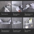 thumbnail image 2 of Shower Shelf, Bathroom Shelf Without Drilling, Rustproof Shower Soap Holder, Alu, 2 of 5