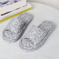thumbnail image 2 of Wensltd House Slippers for Guests Solid Color Breathable Comfortable Open Toe Indoor Slipper, 2 of 5