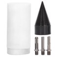 thumbnail image 1 of Wood Splitter Drill Bit Electric Firewood Log Splitter Bit Set with 3Pcs Removable Shanks 50mm, 1 of 1
