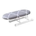 thumbnail image 3 of Feltree Tabletop Ironing Board, Mini Portable Ironing Board with Foldable Leg & Non-Slip Cotton Cover for Sleeve Cuff, Collar, Perfect for Travel, Home, Laundry, Dorm Use, 3 of 8