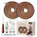 thumbnail image 3 of Magicfour Sewing Machine Belt, 71" 3/16" Sewing Machine Leather Belts Sewing Machine Treadle Belts with Hook for Singer/Jones Sewing Machine (2 Pcs with Accessories), 3 of 4
