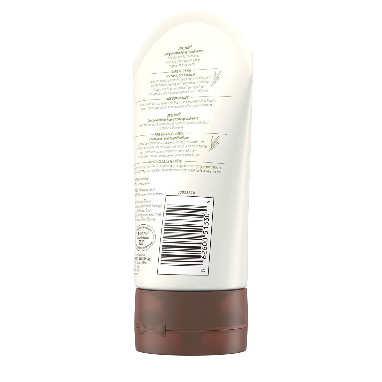 Aveeno Daily Moisturizing Hand Cream, Dry Skin Hand Lotion, Non-GMO Oat Moisturizer, Paraben Free, Fragrance Free