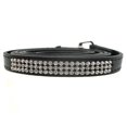 thumbnail image 2 of 115cm Long Faux Leather Dog Leash Bling Rhinestone Puppy Pet Walking Lead Rope, 2 of 9