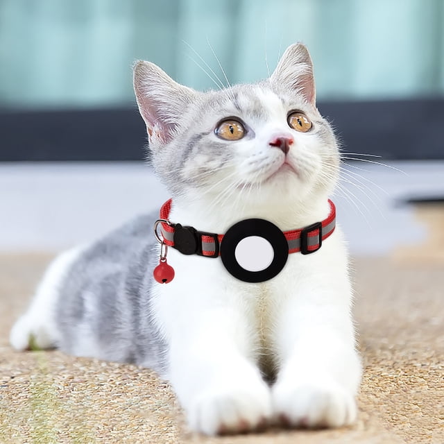 CEHVOM Collar With Bell Reflective Collar Address Pendant With Film Clearance