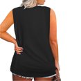 thumbnail image 4 of SMihono Womens Tops Womens Tank Top Women Oversize Summer Women Printed Color Dots V Neck Tank Sleeveless Tee Plus Tops Tank Tops for Women Womens Summer Tops, 4 of 7