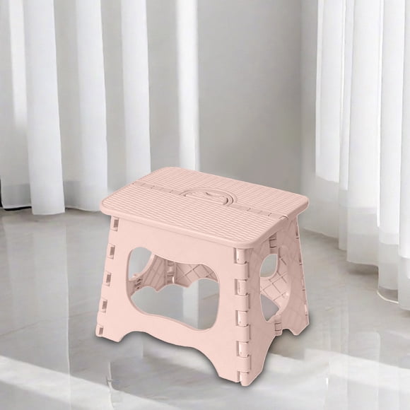 Marchepied Pliant Vert, Petit Marchepied Gain de Place pour Maison Bureau Extérieur / Marchepied Pliable en Plastique Robuste, Mini Siège Portable