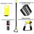 thumbnail image 3 of Amdohai Hoe Garden Tool Stainless Steel Garden Weeding Rring Loose Soil Gardening Long Handle Heavy Duty Adjustable Weeding Loop Stirrup, 3 of 8