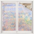 thumbnail image 3 of Pellicule de Fenêtre Givrée à Adhérence Statique - Autocollant Coloré pour Verre Offrant de l'Intimité pour Salle de Bain, Toilettes et Portes, Blocage UV, Réutilisable, Sans Colle, Contrôle de la Chaleur à 96 %, Filtrage de la Lumière, Installation et Retrait Faciles, 3 of 8