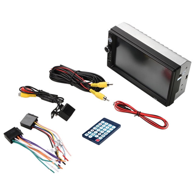 serony Lecteur Multimédia HD LCD Voiture MP5 87.5-108Mhz Radio In-dash Double DIN Télécommande Accessoire Automobile Charge USB