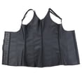 thumbnail image 3 of Three-Layer 9 Steel Bone Adjustable Shoulder Strap Rubber Corset Vest Latex Corset Abdominal Body Shaper, 3 of 5
