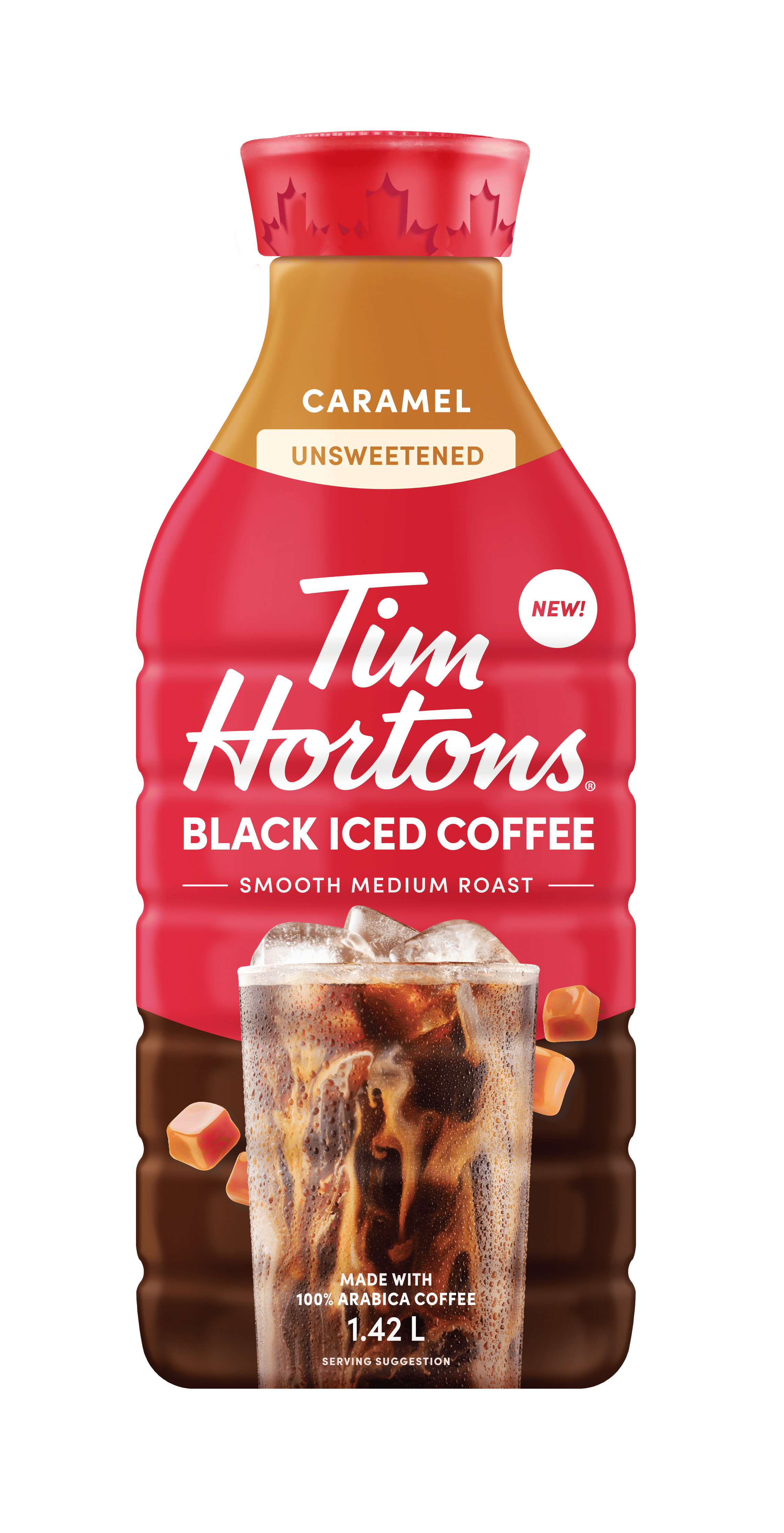 Tim Hortons Black Iced Coffee Caramel 1.42L