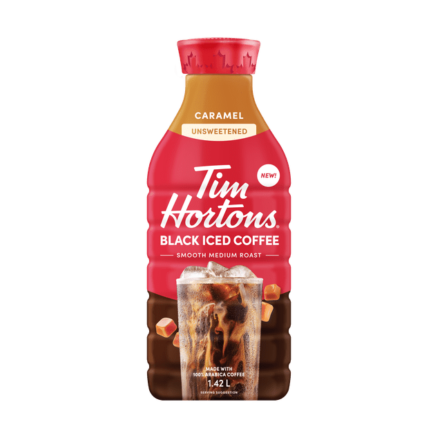 Tim Hortons Caramel de café glacé noir 1.42L