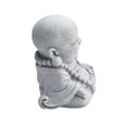 thumbnail image 3 of Fat Smiling Buddha Garden Ornament Sandstone Effect Outdoor Indoor Statue Decor, 3 of 10