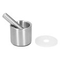 thumbnail image 2 of Ccdes Kitchen Tool,Mortar Pestle Set Stainless Steel Manual Garlic Mill Grinder Crusher Kitchen Tool Gadget,Garlic Mill, 2 of 8
