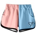 thumbnail image 4 of Hiiyo Big Girls Clothes Outfits Color Block Short Sleeve Top and Shorts Set, 4 of 4