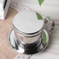 thumbnail image 1 of Stainless Steel Coffee Drip Filters, Portable Single Cup Coffee Maker Pot with Handle and Lids Coffee Drip Brewer for Home Kitchen Office Outdoor Camping, 1 of 7