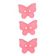thumbnail image 2 of LA VOGUE Buttons, naturel Material - 3 pieces, 16 mm (5/8 in), Butterfly, 2 of 4