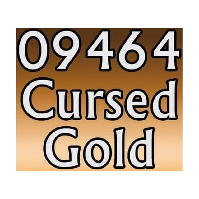 Reaper Miniatures REM09464 Bones Master Series Acrylic Paint, Cursed Gold