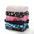 thumbnail image 2 of Mainstays Kids Plush Throw Blanket Checker, 2 of 5